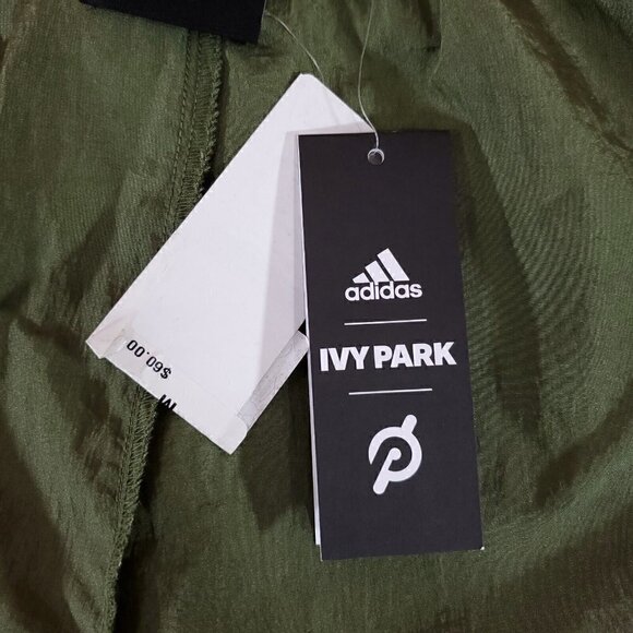NWT Adidas Ivy Park Peloton Womens Size Meidum Green Wind Short Nylon HG0593 - Picture 8 of 16